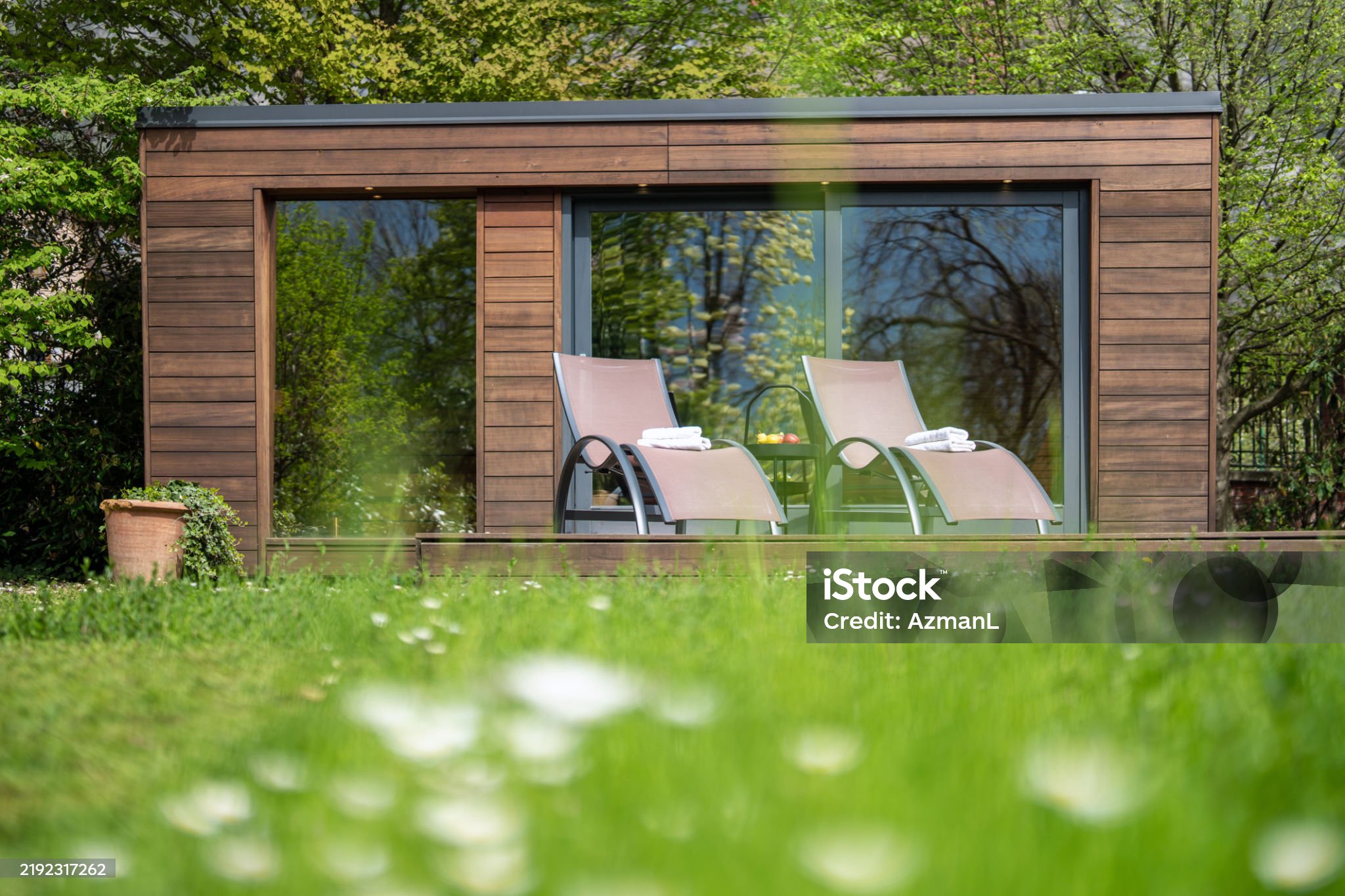 Modern garden studio in Saffron Walden
